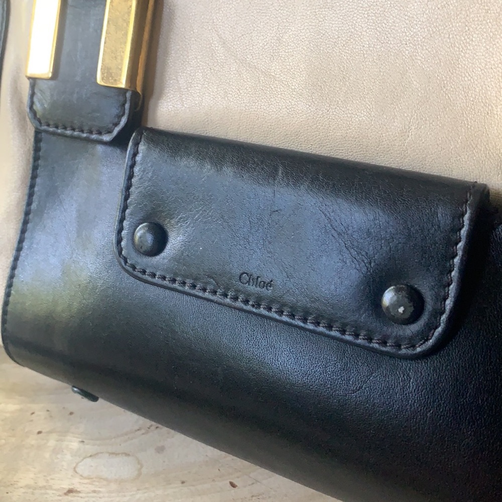 CHLOร Alice 2-Way Leather Satchel/Crossbody Bag - Picture 5 of 15